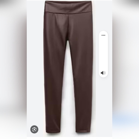 Calzedonia Thermal Leather Effect Leggings - Picture 1 of 10